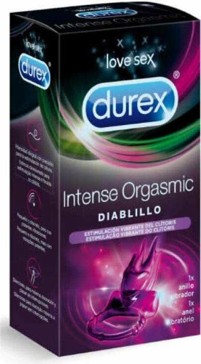 Actual product image Durex Vibrating Penis Ring Intense Diablillo