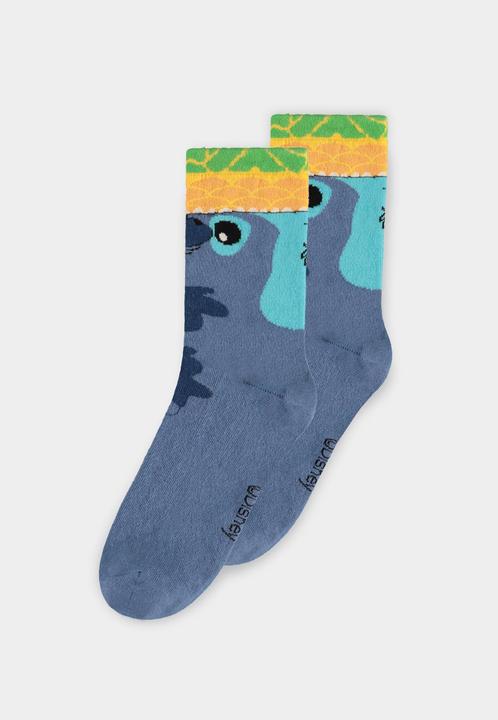 Produktbild Difuzed Lilo & Stitch - Pineapple Stitch Socks ( 1Pack) - 43/46 (Einzelpack, 43, 46)