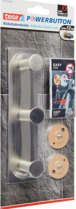 Actual product image tesa Powerbutton Hook Strip Classic