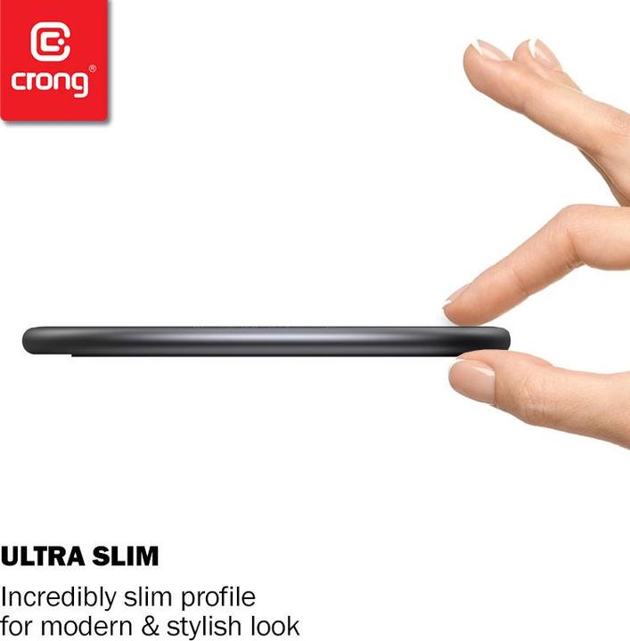 Produktbild Crong Ladegerät Induktion 3 A (CRG-PS15W-BLK) (15 W)