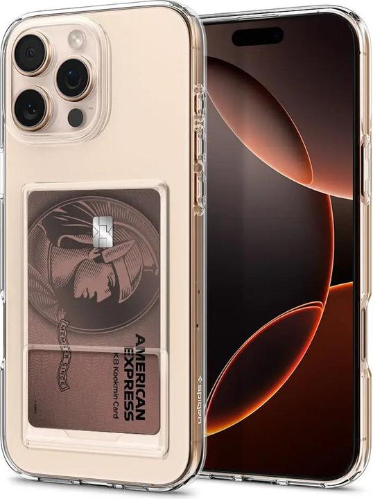 Actual product image Spigen Crystal Slot Case iPhone 16 Pro Max Crystal Clear (Apple iPhone 16 Pro Max)
