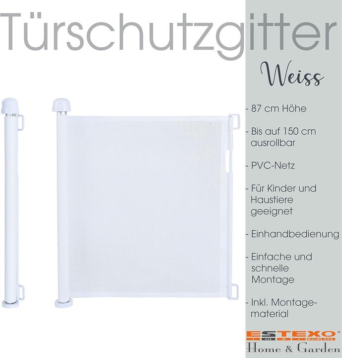 Produktbild Estexo Treppenschutzrollo (140 cm)