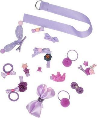 Actual product image Activity Board 18 pieces hair clips set toddler girls, hair jewellery girls, hair clips with gift box (18 pcs.)