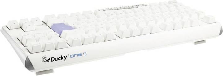 Image du produit Ducky One 3 Classic Pure White TKL Clavier de jeu, LED RGB - MX-Clear (DE, Filaire)