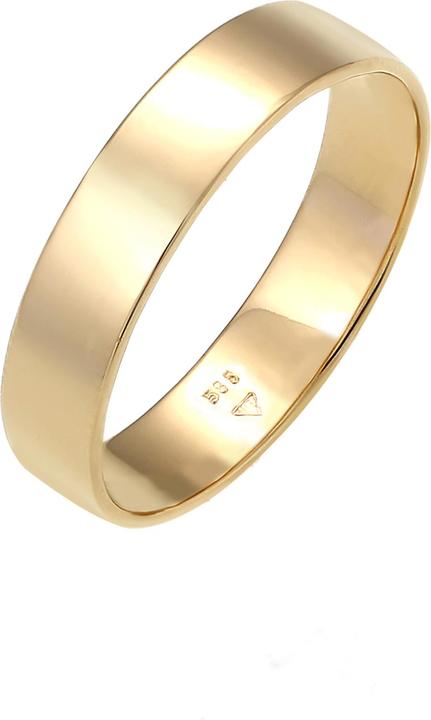 Actual product image Elli PREMIUM Ring Band Ring Wedding Ring Basic Wedding Pair 585 Yellow Gold (58, 585/14 K Gold)