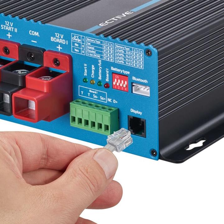 Produktbild Ective BB60 Ladebooster Wohnmobil 12V 60A Lade-Wandler AGM Gel LiFePO4 Batterie (12V, 60 A)