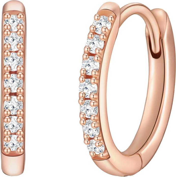 Glanzstücke München Damen Sterling Silber Zirkonia roségold - 31952 (Sterling Silber)