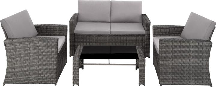 Produktbild tectake Rattan Lounge Jesolo (89 cm)