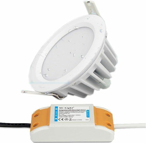 Image du produit Milight Spot LED encastrable Smart 6W RGB+KW/WW IP54 (500 lm)