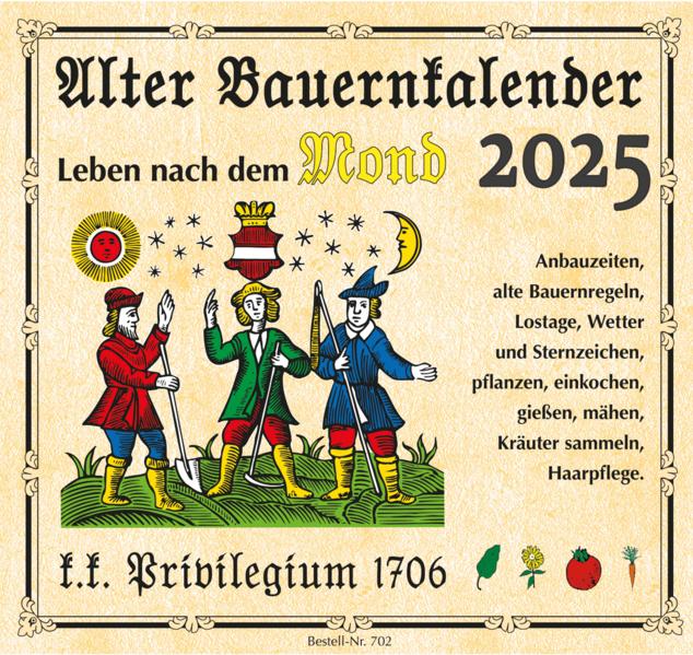 Actual product image Old farmer's calendar 2025 (German)