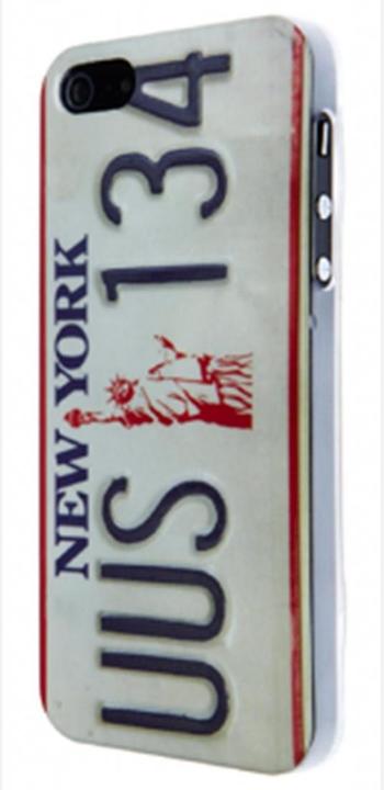 Produktbild Skillfwd Car Plate Hardcase für iPhone 5/5S/SE New York (Apple iPhone SE, Apple iPhone 5, Apple iPhone 5s)