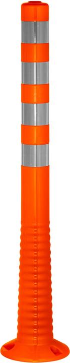 Actual product image HP Autozubehör Security post PU orange/white diameter 80 mm for screwing on w. fixing material height above grou...