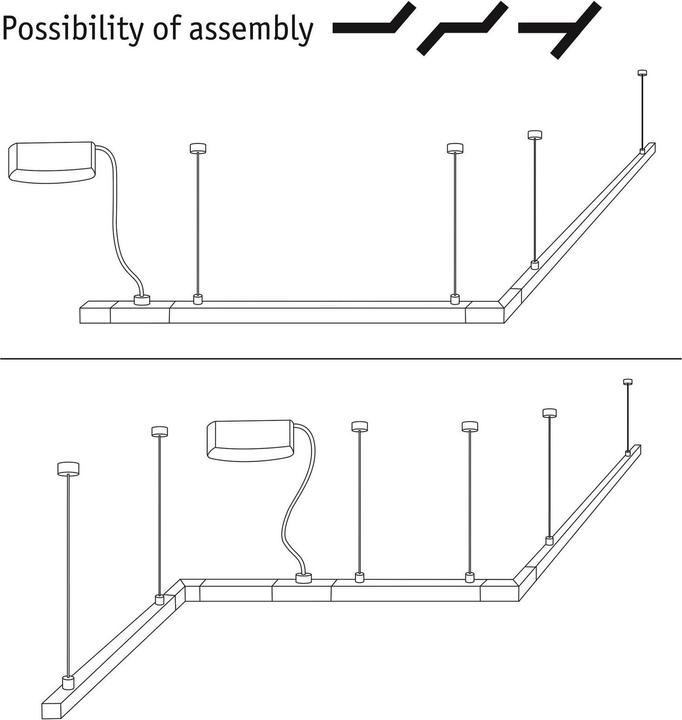 Actual product image Paulmann URail feed