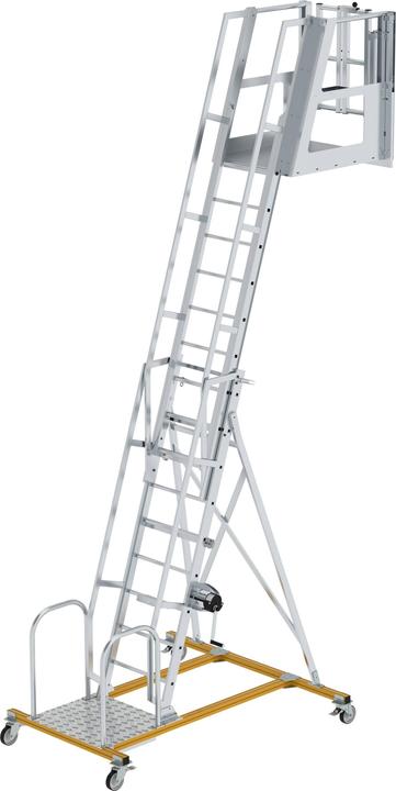 Munk Tankwagenleiter Typ 1 mit 4 Lenkrollen (Mehrzweckleiter, 316 cm)