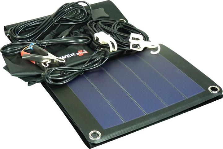 Produktbild Powerplus Solar Flexible Solarzelle 18V/10W zum Laden von 12V Autobatterien (10 W)