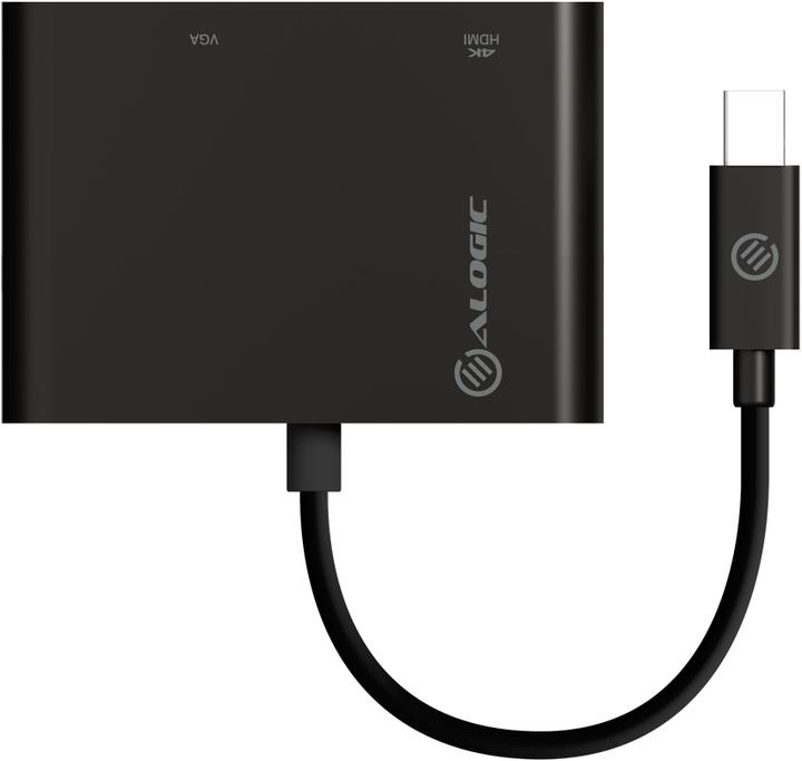 Actual product image Alogic Adapter Mini DPort to HDMI VGA M/2F black (Mini DP, 23.50 cm)