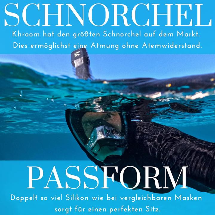 Produktbild Khroom Vollgesichts-Schnorchelmaske