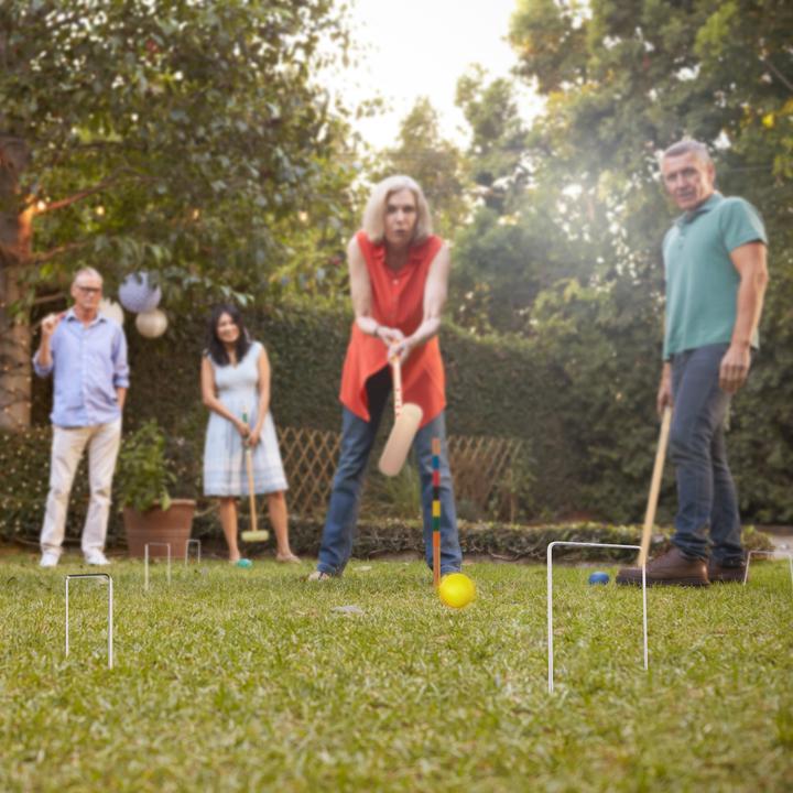 Actual product image Relaxdays Croquet game