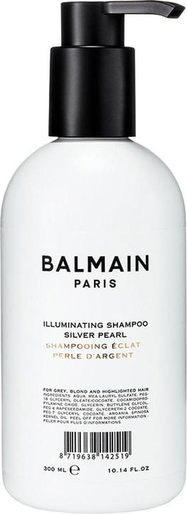Balmain Illuminating Shampoo Silver Pearl Shampoo Correcting Shade Forond And Gray Hair 300Ml (300 ml, Flüssiges Shampoo)
