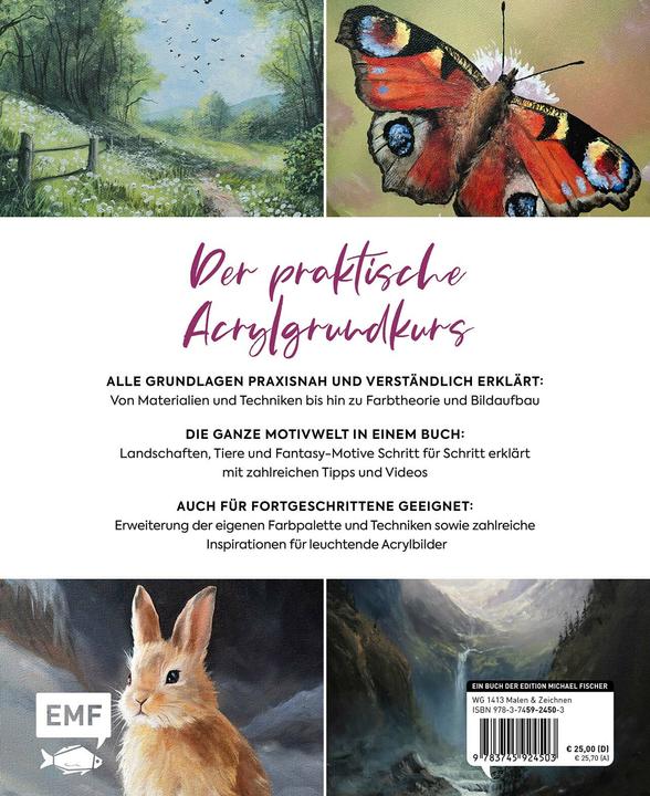 Actual product image Die Kunst der Acrylmalerei – das Grundlagenwerk (German, Raffaela Lerch, 2025)