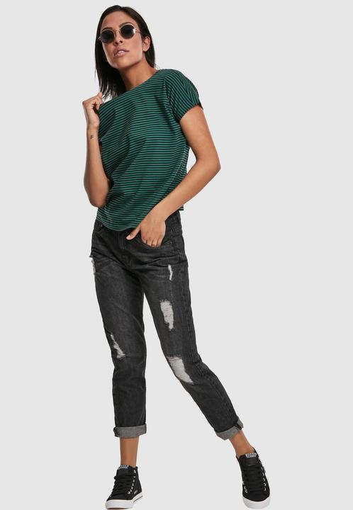 Produktbild Urban Classics Ladies Yarn Dyed Baby Stripe Tee (L)