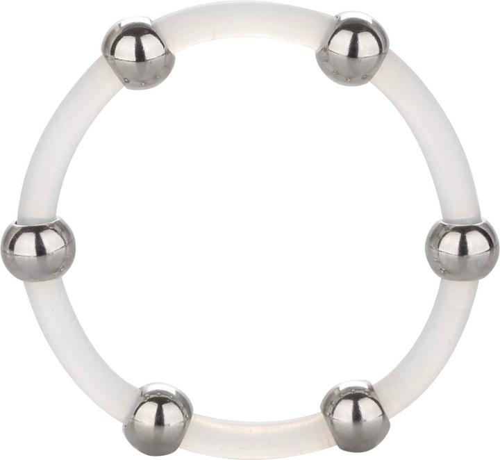 Image du produit CalExotics Anneau en silicone perlé en acier XL (5 cm)
