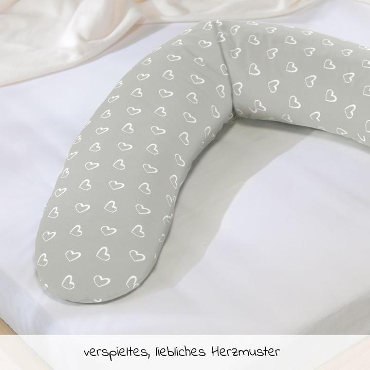 Actual product image Theraline Nursing pillow "The Comfort" with micro pearl filling incl. cover 180 cm (180 cm)