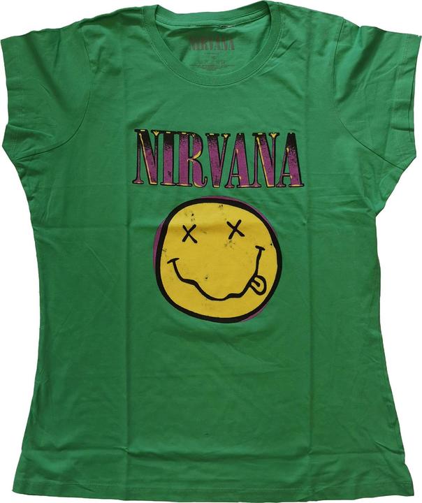 Immagine prodotto Nirvana Xerox Smiley Rosa (Donna) (S)