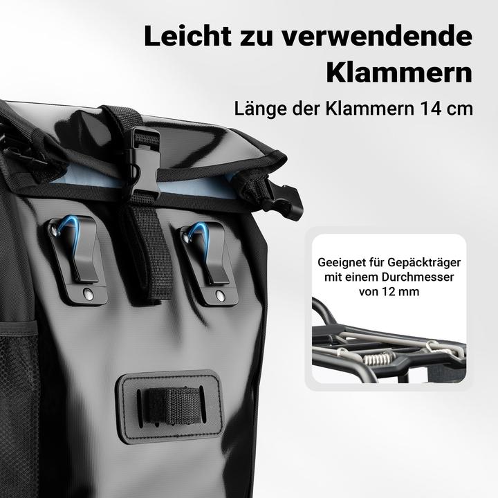 Produktbild Wiltec Gepäckträgertasche (16 l, Gepäckträgertasche)