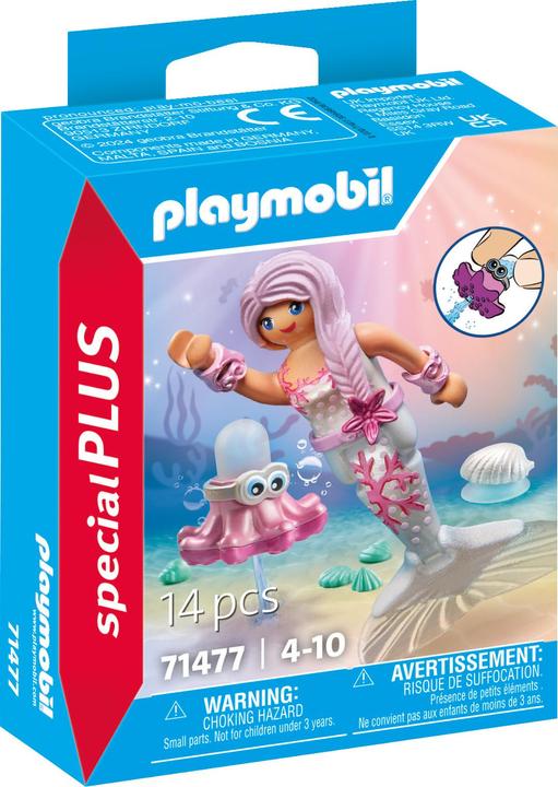 Playmobil Meerjungfrau mit Spritzkrake (71477, Playmobil Special Plus)