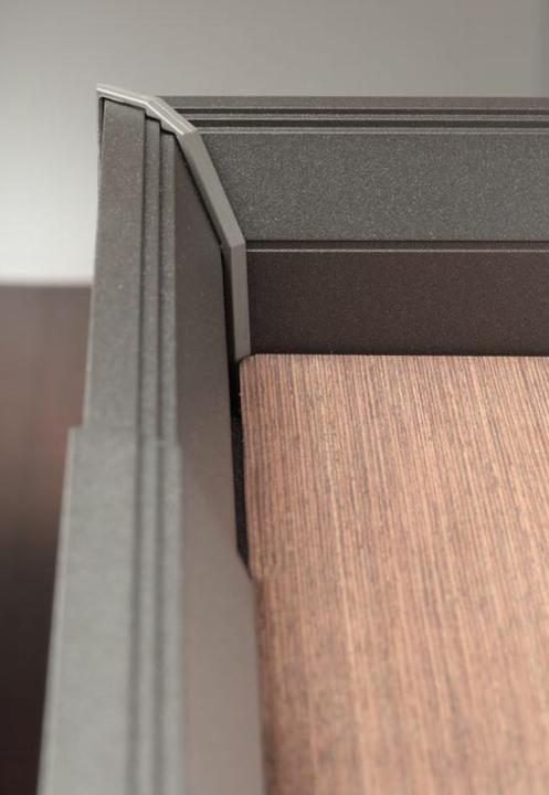 Actual product image Servetto Pull-out frame side rails Papillon anthracite (1 pcs.)