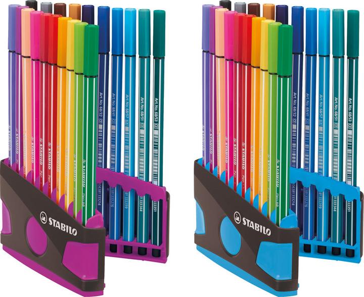 Actual product image STABILO Fibre-tip pen 68 Colorparade (Multicoloured, 20 x)