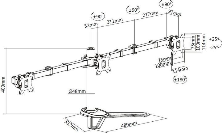 Actual product image equip Table mount (Table, 27")