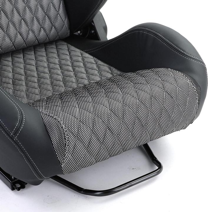 Produktbild Stag Sportsitz / Schalensitz Schwarz Silber