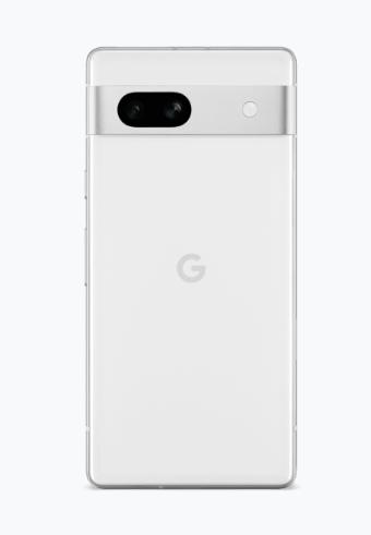Produktbild Google Pixel 7a (128 GB, Snow, 6.10", SIM + eSIM, 64 Mpx, 5G)