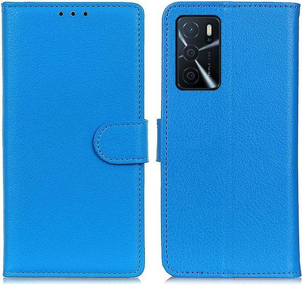 Actual product image MU Classic Litchi Leather Bookcover Series (Oppo A16s, Oppo A54s)