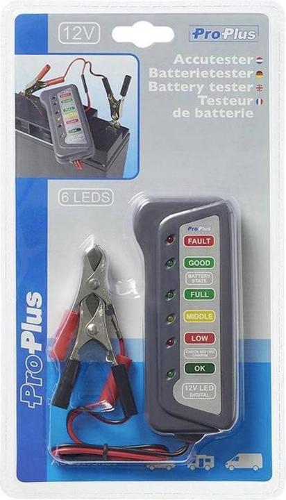 Produktbild ProPlus Batterietester 12V