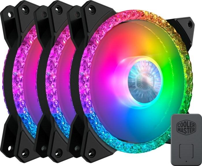 Actual product image Cooler Master MasterFan MF120 Prismatic 3IN1 (120 mm, 3 x)