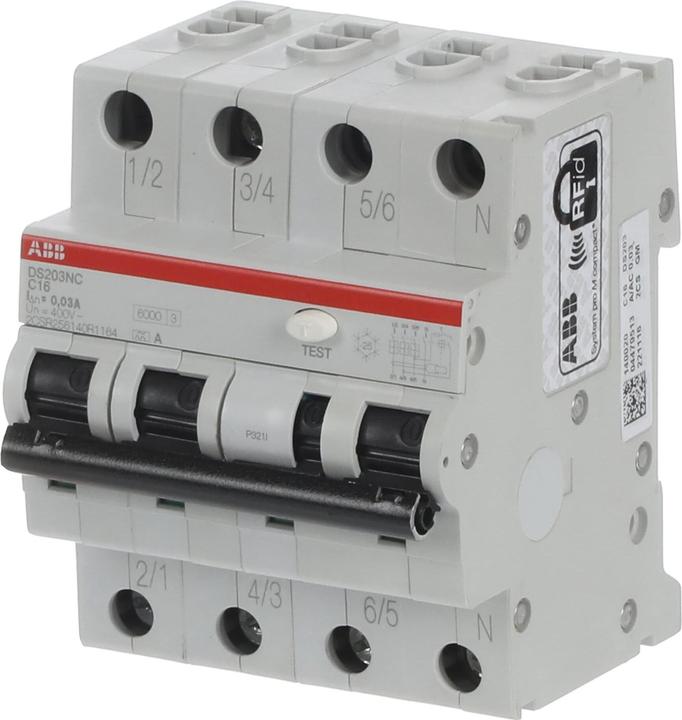 Actual product image ABB DS203NCA-C16/0,03 FI/LS Switch