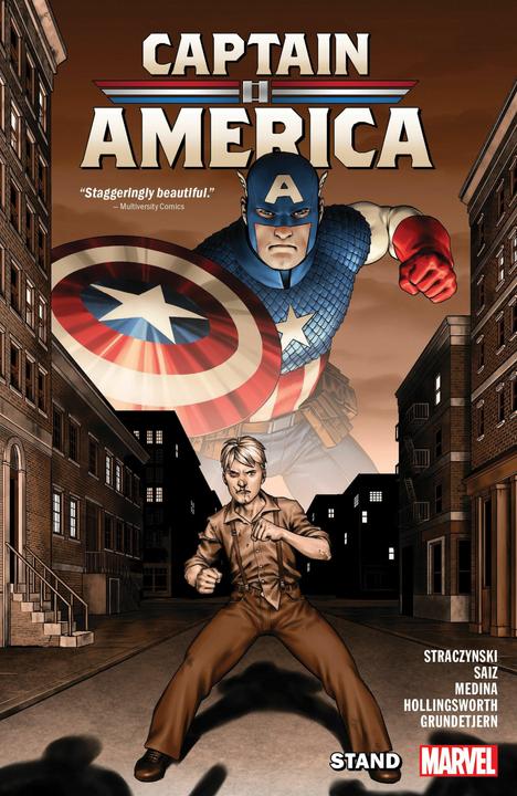 Produktbild Captain America By J. Michael Straczynski Vol. 1: Stand (Englisch, J. Michael Straczynski, Jesus Saiz, Lan Medina, 2024)