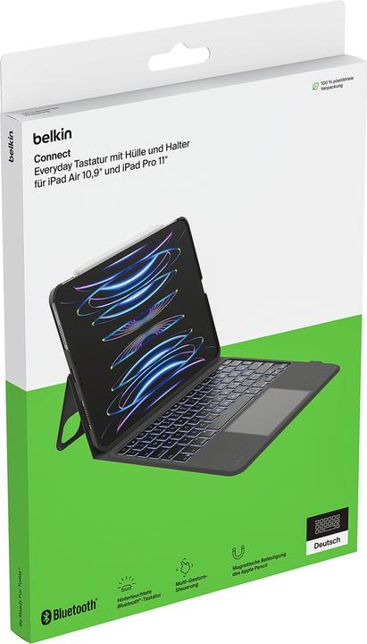 Actual product image Belkin Everyday Tastatur + Hülle iPad 10. Generation BBZ001de-v3 (DE)