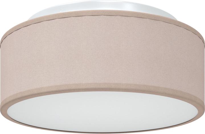 Produktbild VidaXL Deckenleuchten Flush Mount Taupe 30 cm Stoff E27 (E27)