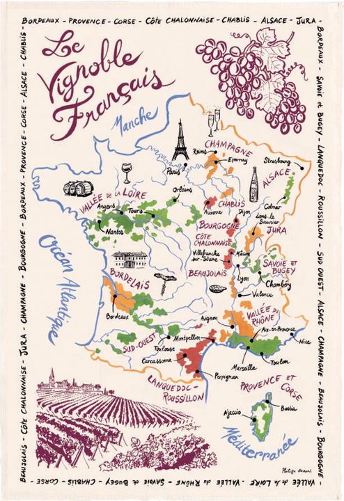 Winkler torchon - die weinkarte von france