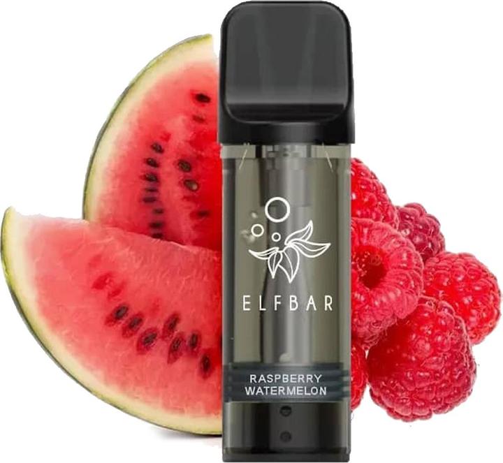 Actual product image Elfbar Elf Bar ELFA Pro Prefilled POD (2 x 2ml) Raspberry Watermelon FR (Watermelon)