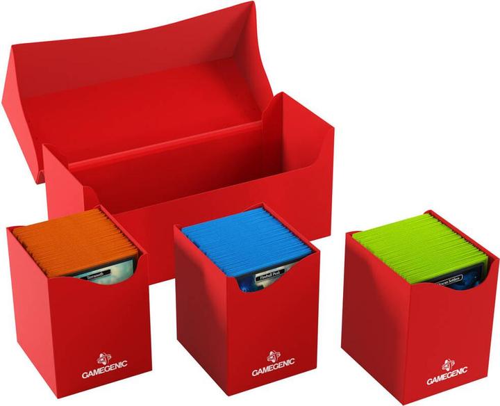 Actual product image Gamegenic Triple Deck Holder 300+ XL Red