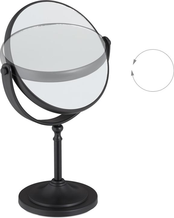 Relaxdays Miroir cosmétique (18 x 10,5 x 27,5 cm)