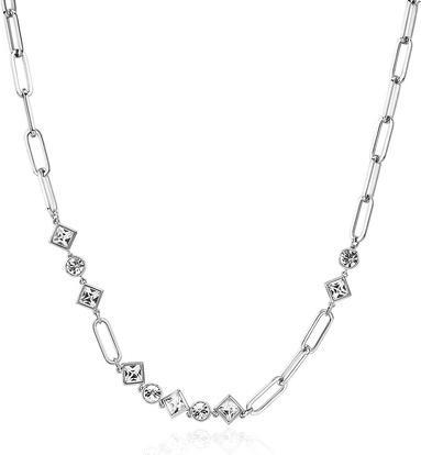Produktbild Brosway Decent necklace with clear crystals Emphasis BEH05