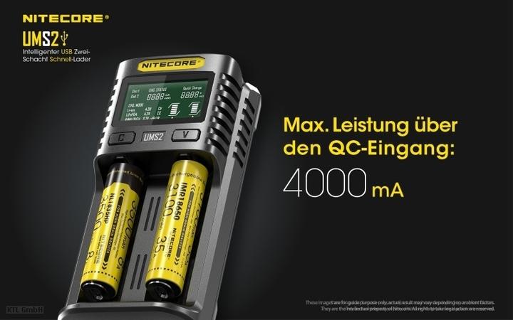 Actual product image Nitecore UMS2 (1 pcs., AAA, AA, Chargers without battery)