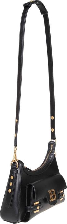 Image du produit Balmain sac à bandoulière b-buzz hobo en cuir noir