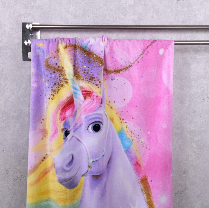 Produktbild Herding Unicorn Academy Velours-Handtuch Magic 75 x 150 cm (75 x 150 cm)
